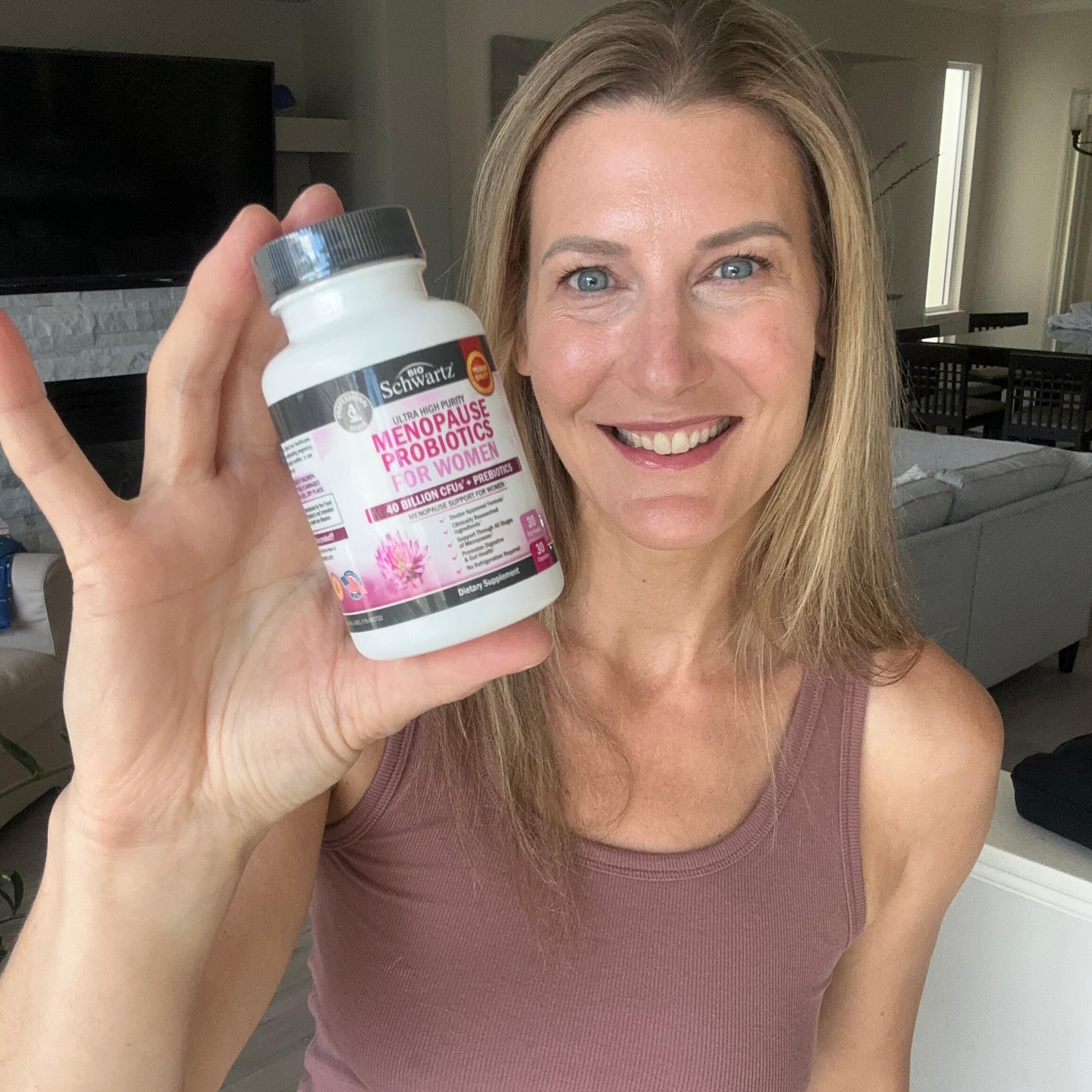 Menopause Supplements for Women - 40 Billion CFU Menopause Probiotics for Women - Support for Hot Flashes Night Sweats Mood Swings and Balance - Non-GMO, 30 Easy-Swallow Capsules, 30 Servings BioSchwartz buy australia supplements