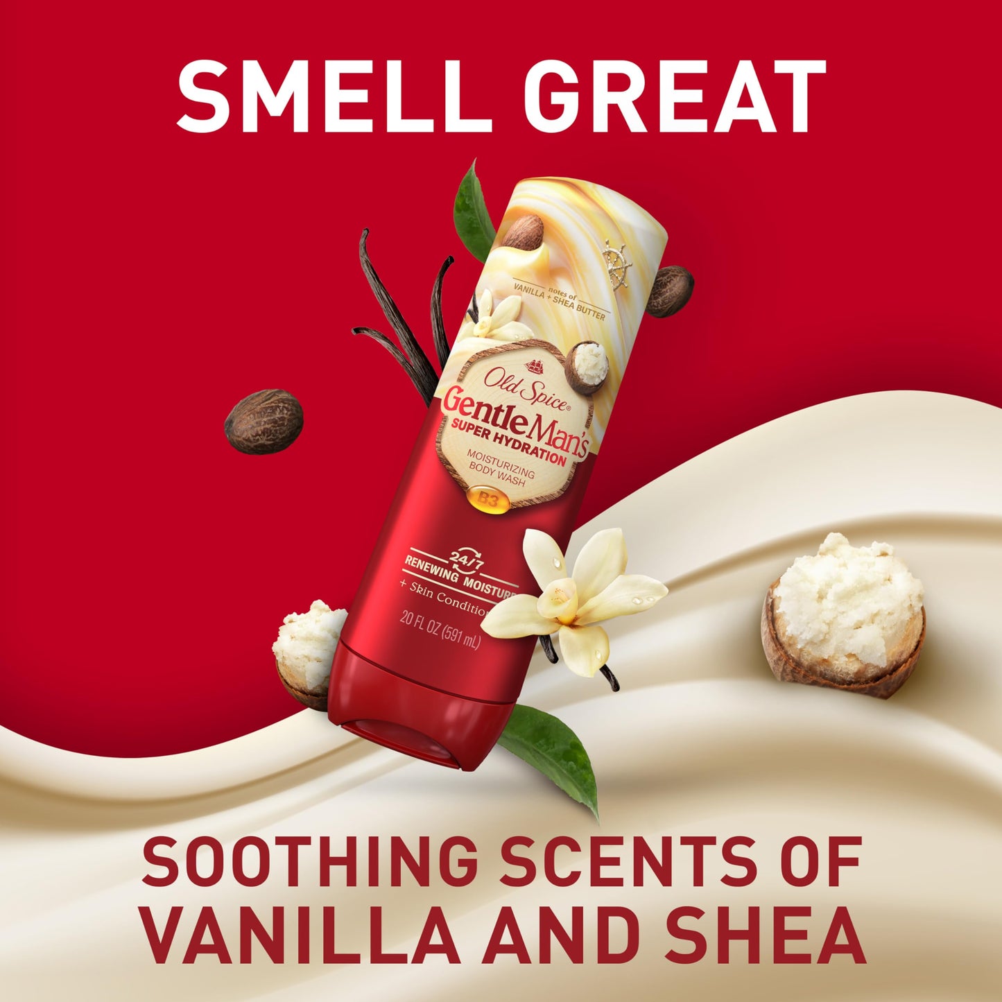 Old Spice Body Wash GentleMan’s Super Hydration for Men, 24/7 Renewing Moisture, Gentle on Skin with Skin Conditioners Old Spice