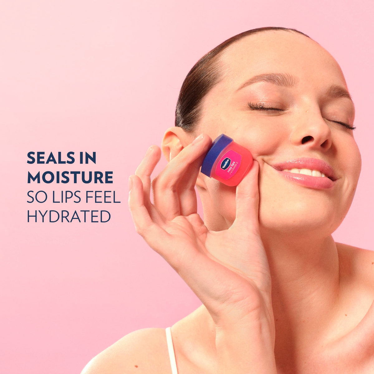 Vaseline Lip Therapy Rosy Lips Tinted Lip Balm, Moisturizing 0.5oz 2ct Vaseline