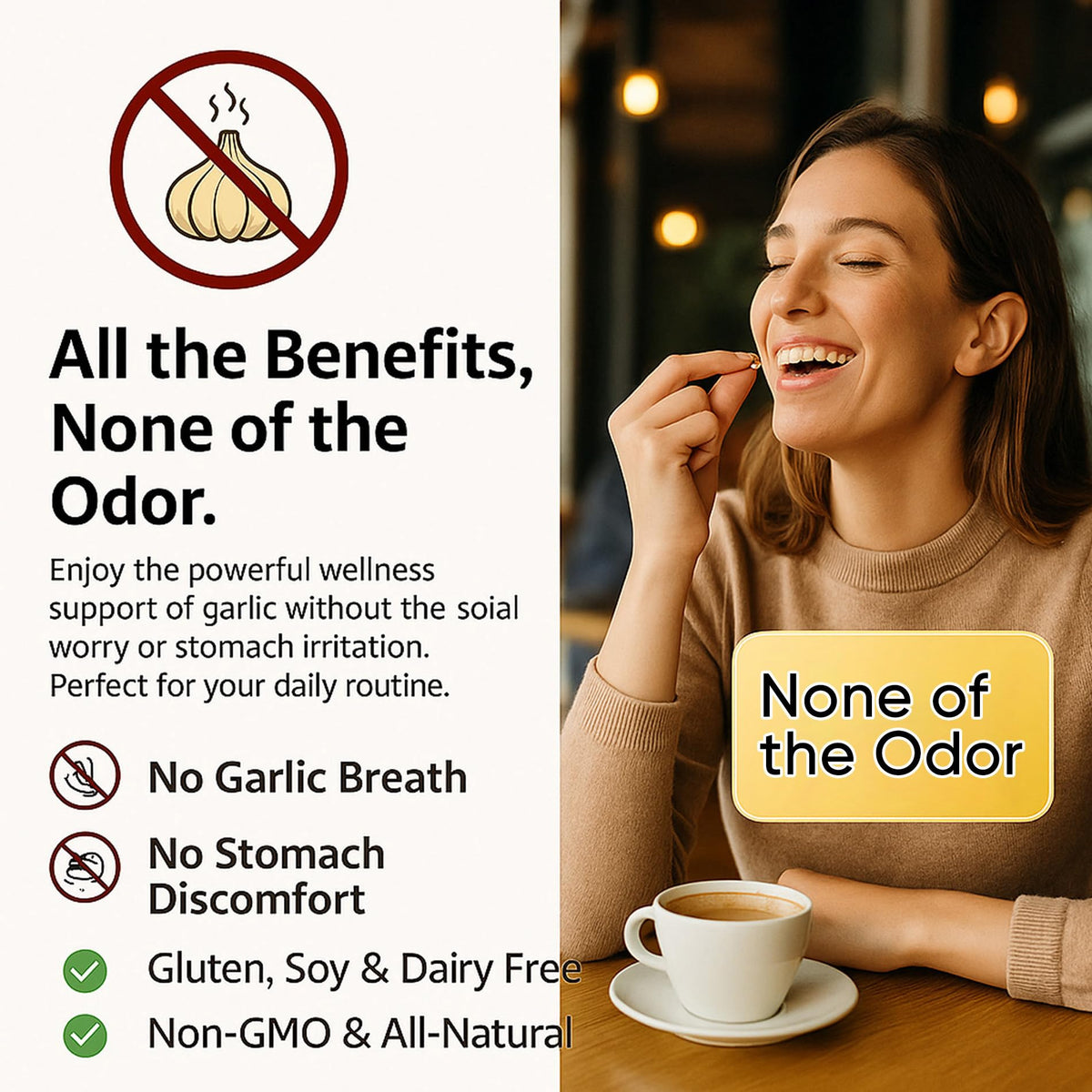 Aged Garlic Extract – 300 Count Odorless Garlic Supplement for Heart & Immune Support – Non-GMO, All-Natural Softgels, 2-Year Matured for Antioxidant Wellness (1) NAPEXIX