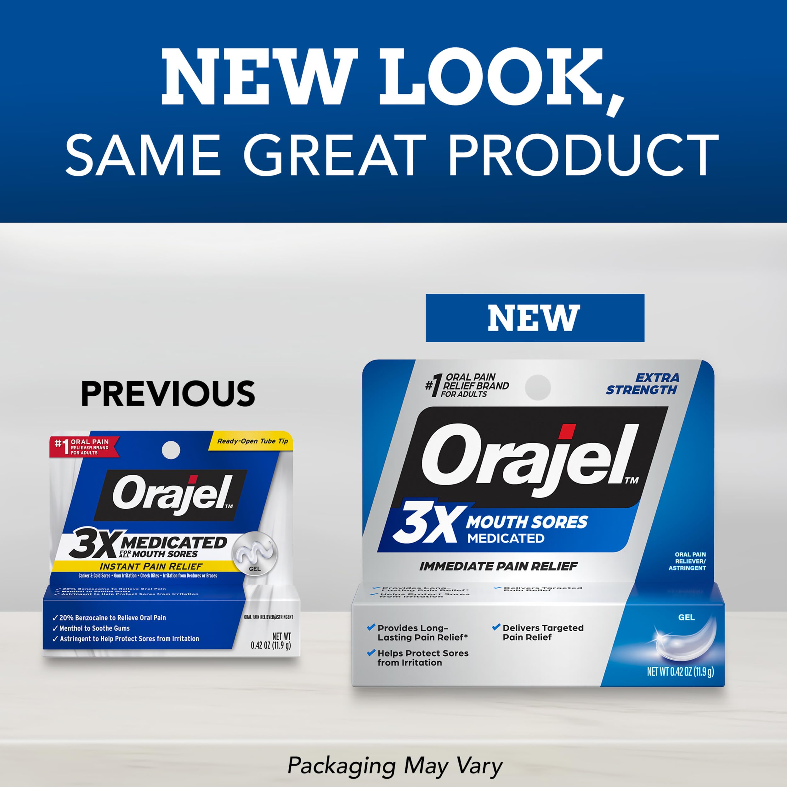 Orajel 3X for Mouth Sores: Maximum Strength Gel Tube 0.42oz- from #1 Oral Pain Relief Brand Orajel buy australia supplements