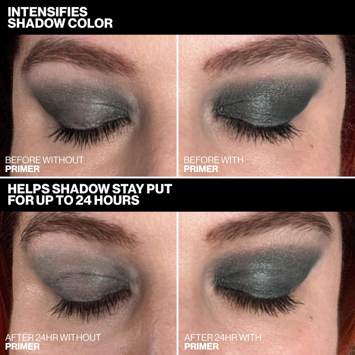 Smashbox Photo Finish Intensify 24 Hour Eyeshadow Primer | Long-Lasting Eye Makeup Base with Vitamin E | Crease, Fade & Smudge-Resistant Wear | 0.34 Fl Oz Smashbox
