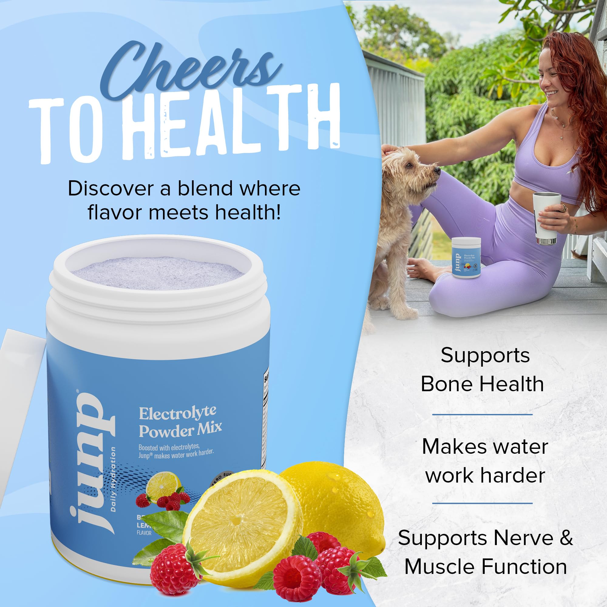 JUNP Electrolytes Powder No Sugar No Carbs – Berry Lemonade Keto Electrolyte Drink Mix - Potassium & Salt Hydration Powder Electrolytes - Zero Calorie Sugar Free Electrolyte Powder, 90 Servings JUNP buy australia supplements