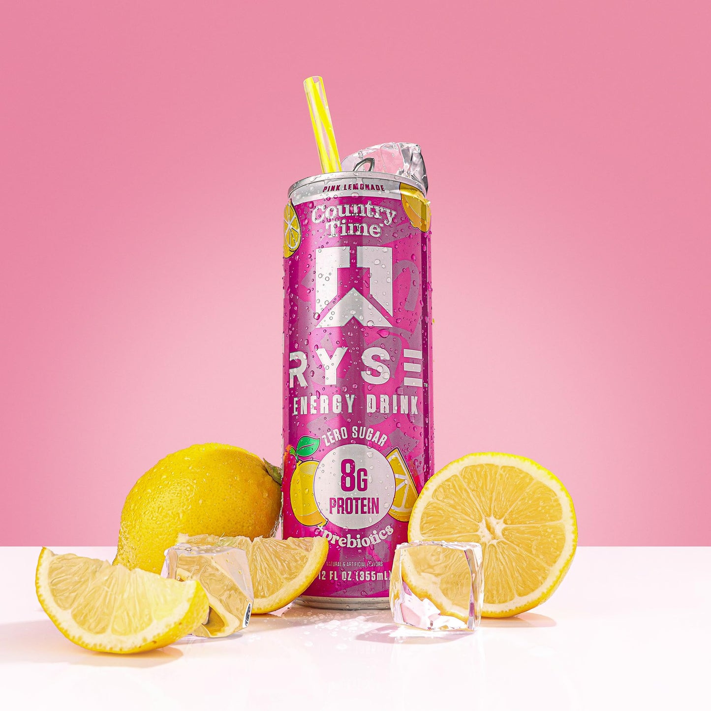 RYSE Functional Energy Drink - 5 Flavors Variety Pack - 150mg Natural Caffeine, 8g Whey Protein & 1g Prebiotics - Sugar Free, Gut-Friendly, Bloat-Free - 12 fl oz Cans (12-Pack)
