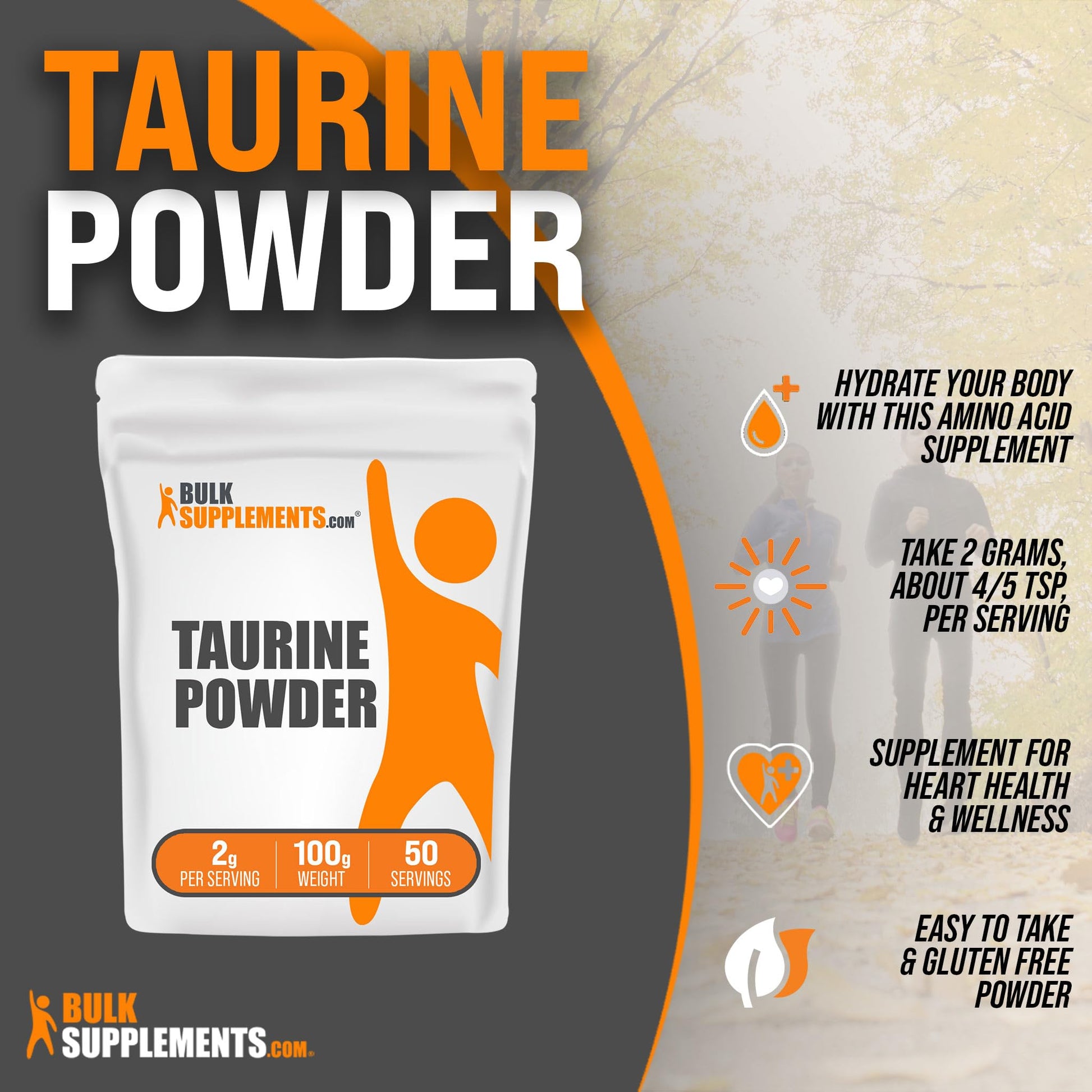 BULKSUPPLEMENTS.COM Taurine Powder - Taurine Supplement, Taurine 2000mg BULKSUPPLEMENTS.COM buy australia supplements