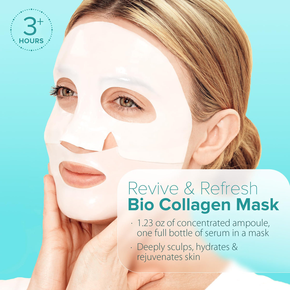 Ebanel Bio Collagen Face Mask, Hydrating Overnight Korean Face Sheet Masks Ebanel