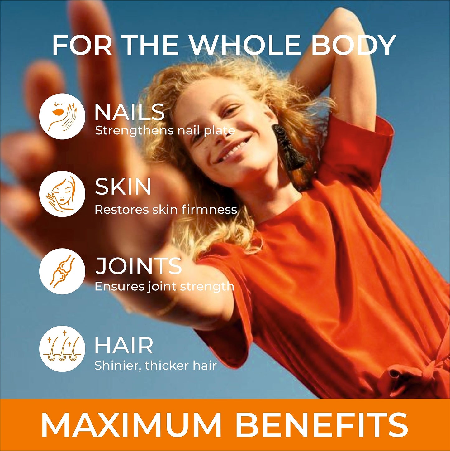 SIRUNES Fish Collagen Peptides Capsules – 100 Capsules | Fish Collagen Peptides | Supports Hair, Skin, Nails, Joints & Bones SIRUNES