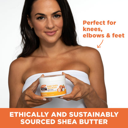Palmer's Raw African Shea Body Butter, Dry Skin Moisturizer (7.25 Oz) Palmer's