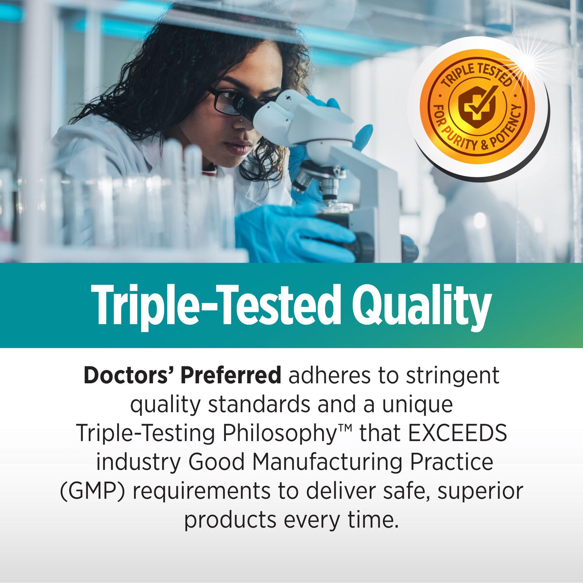 DOCTORS' PREFERRED Clinical Grade Supplement - Doctor Formulated | 1500 mg per Daily Serving | 90 Count DOCTORS' PREFERRED