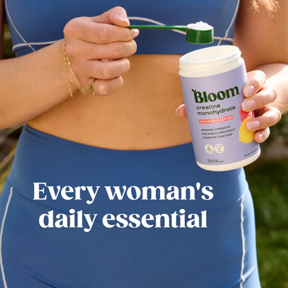 Bloom Nutrition Creatine Monohydrate Powder, 5g Micronized Creatine per Serving, Supports Muscle Recovery, Strength, Endurance, Pre or Post Workout, Gluten Free Bloom Nutrition