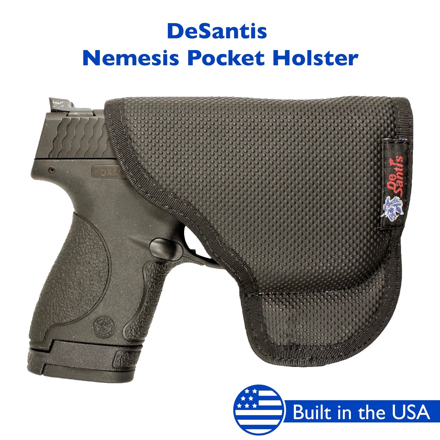 DeSantis Nemesis - Gun Pocket Holsters for Concealed Carry, Concealed Pocket Holster for Pistols, Revolvers, Soft, Designed for Comfort & Discreet Carry, Ambidextrous Gsupps Australia
