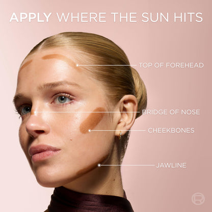 L'Oreal Paris Lumi Bronze Le Stick Soleil Bronzer Stick, Cream-To-Powder Bronzer For A Sunkissed Face Makeup Glow, 110 Toasted Sunlight L'Oreal Paris