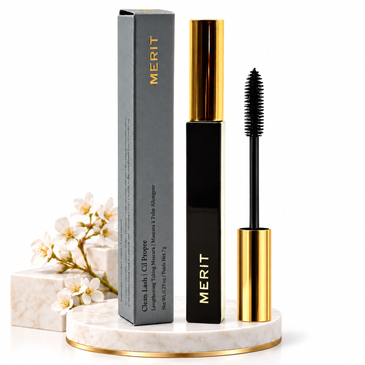 MERIT Clean Lash Lengthening Tubing Mascara Merit