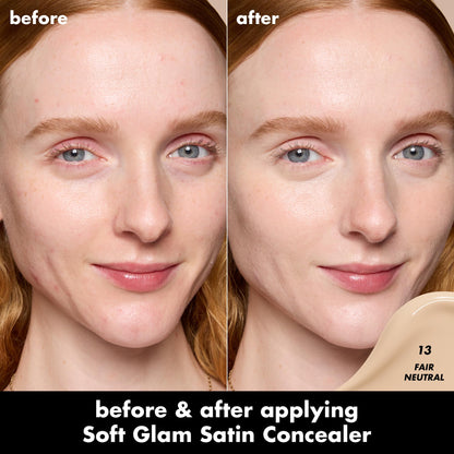 e.l.f. Soft Glam Satin Concealer, Medium Coverage, 13 Fair Neutral e.l.f.