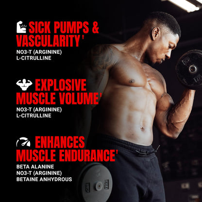 ProSupps Mr. Hyde Max Pump Pre Workout Powder - Stim-Free Preworkout Supports Blood Flow, Muscle Volume & Endurance - Caffeine-Free Nitric Oxide Gym & Fitness Supplements (Blue Razz, 20 Servings)