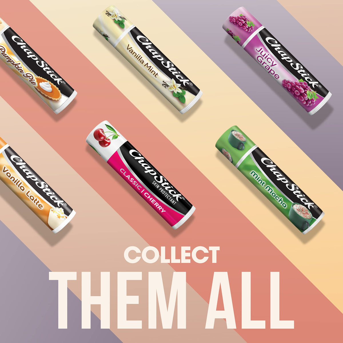 ChapStick Classic Skin Protectant Flavored Lip Balm Tube, Cherry Flavor, 0.15 Ounce (Pack of 3) ChapStick