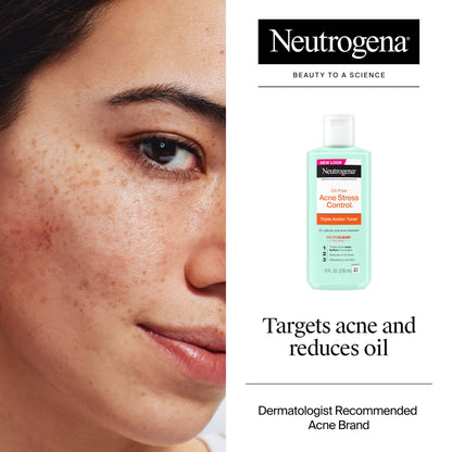Neutrogena Acne Stress Control Face Toner, 2% Salicylic Acid, 8 fl. oz Neutrogena