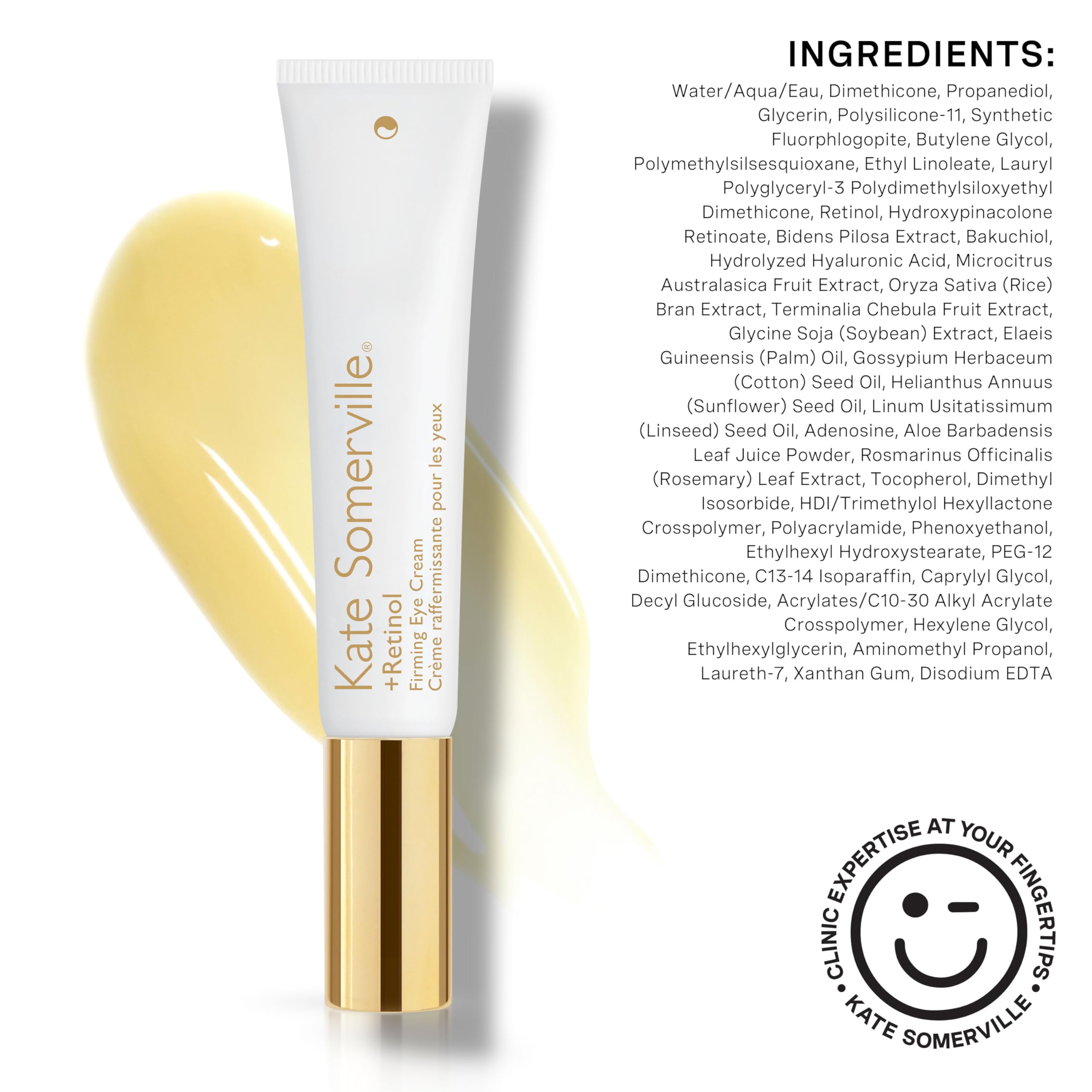 Kate Somerville Retinol Firming Eye Cream – Clinic-Grade Anti-Aging Treatment Proven to Firm, Brighten and Smooth Lines & Wrinkles, 0.5 Fl Oz Kate Somerville buy australia supplements