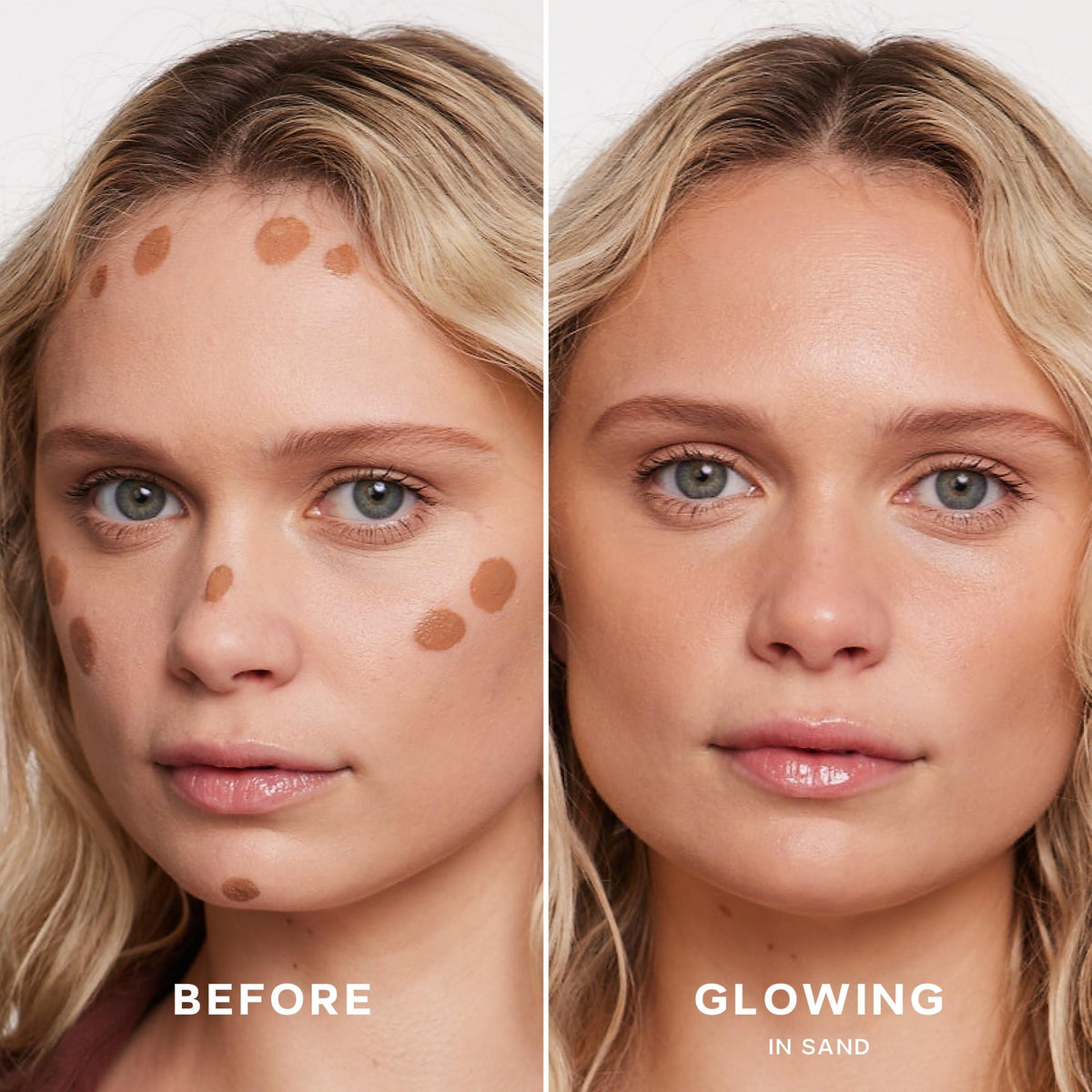 Saie Dew Bronze Hydrating Liquid Bronzer Stick, Sand (0.4 oz) Saie