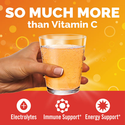 Emergen-C Citrus-Ginger Fizzy Drink Mix, Turmeric and Ginger, Immune Support, Natural Flavors Emergen-C