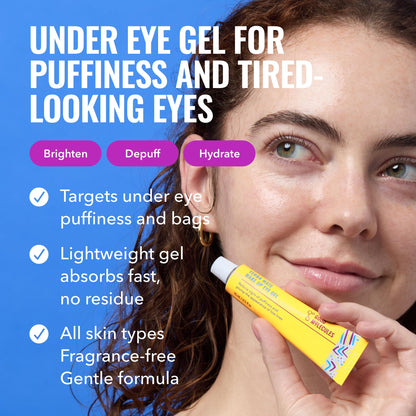 Good Molecules Yerba Mate Wake Up Eye Gel, Caffeine Under Eye Cream, 15 ml Good Molecules
