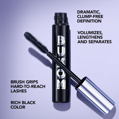 BUXOM Lash Volumizing Mascara, Blackest Black, 0.37 oz Buxom