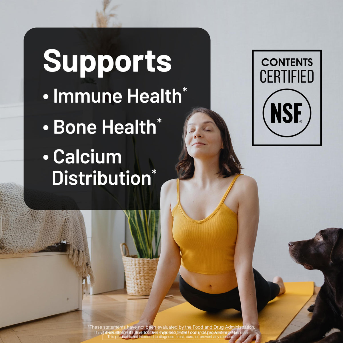 NatureWise Vegan Vitamin D3 + K2 - Natural D3 5000IU + Natural Vitamin K2 100mcg - Bone Support - High Absorption NatureWise