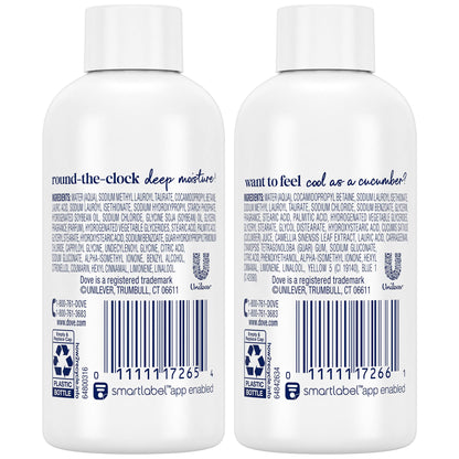 Dove Travel Body Wash Set, Deep Moisture & Refresh, 3 Oz Ea Dove