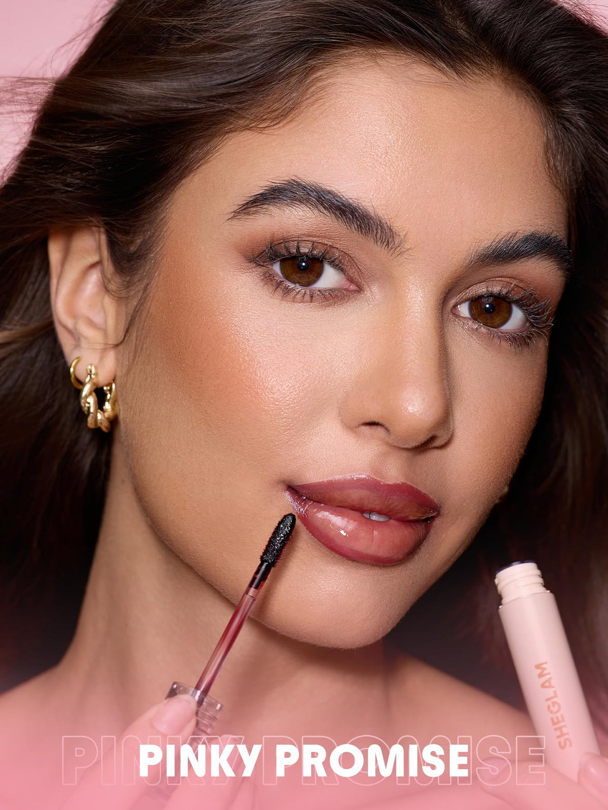 SHEGLAM Fall In Line Peel Off Lip Liner Stain Long Lasting Transfer-proof Nude Lip Tint-Pinky Promise SHEGLAM
