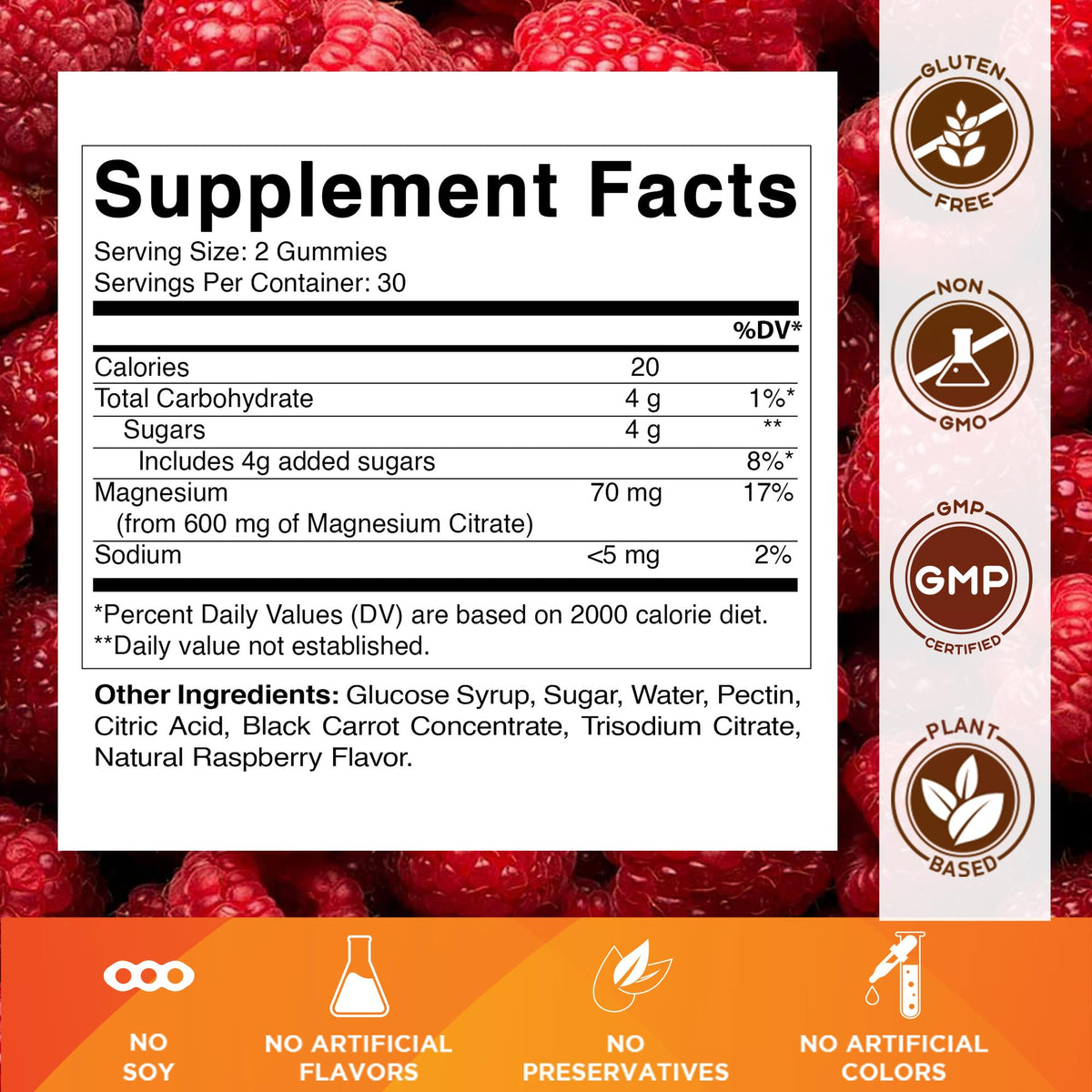 Vitamatic Magnesium Gummies 600mg per Serving – 60 Vegan Gummies – Relaxation, Muscle, Bone & Energy Support – 3 Pack Vitamatic
