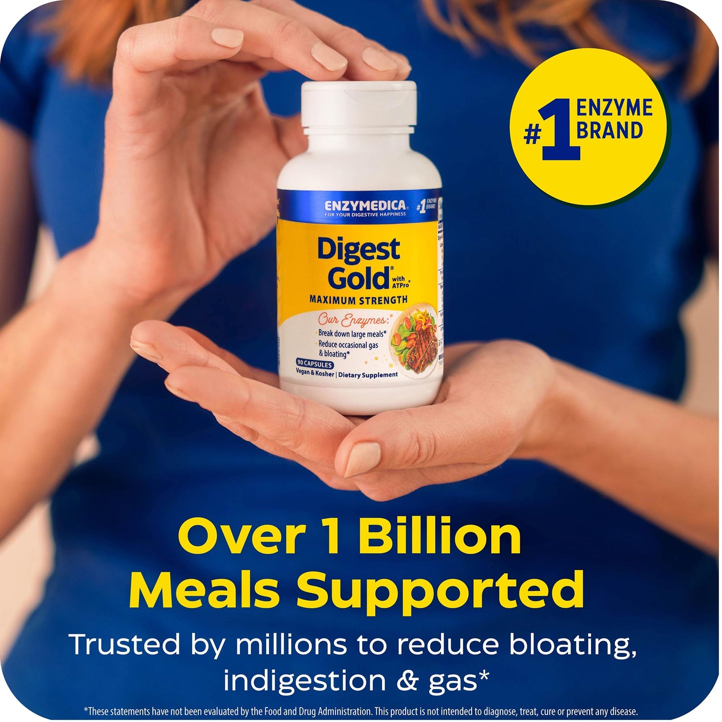 Enzymedica, Digest Gold + ATPro, Maximum Strength Enzymes, 45 Capsules Enzymedica