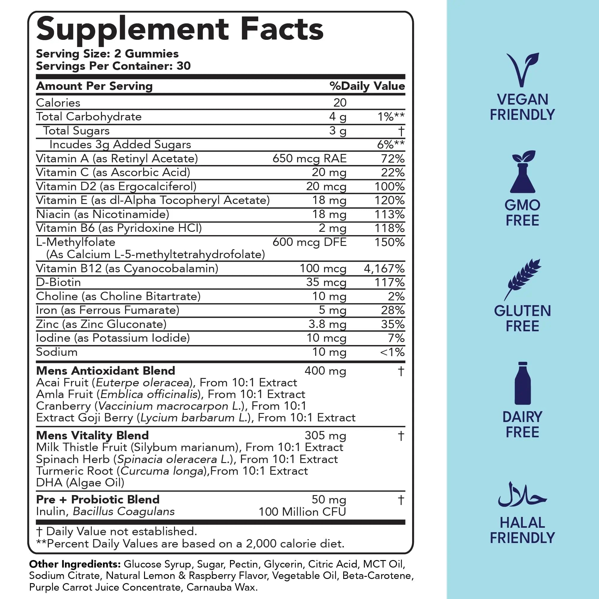 Sakoon nutrition Men's Multivitamin Gummies with Probiotics and Prebiotics, Adult Multivitamin A, C, D, E, B & More Sakoon nutrition buy australia supplements