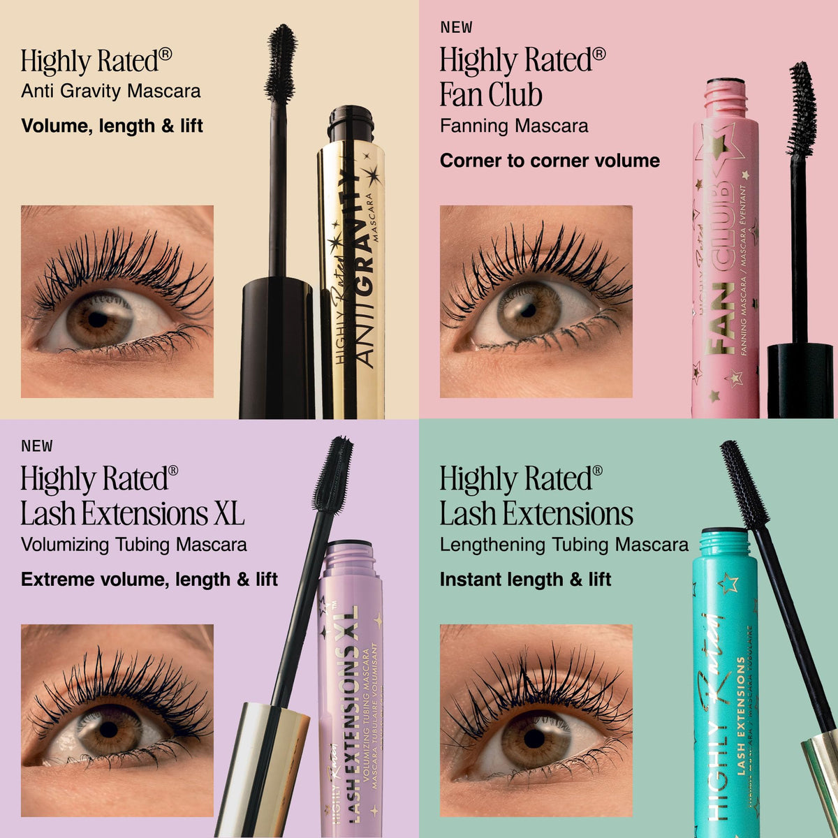 Milani Highly Rated Lash Extensions XL Volumizing Tubing Mascara - Black Milani