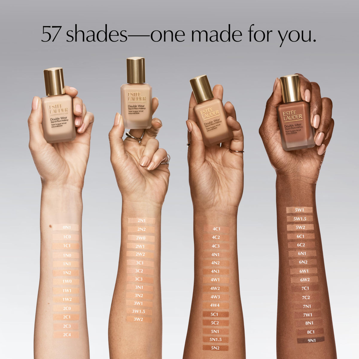 Estée Lauder Double Wear Stay-in-Place Foundation Makeup | 36-Hour Long-Wear Oil-Free Liquid Matte Foundation | Hydrating, Breathable, Buildable | New Formula, 1 Fl Oz, 2N2 Buff Estée Lauder
