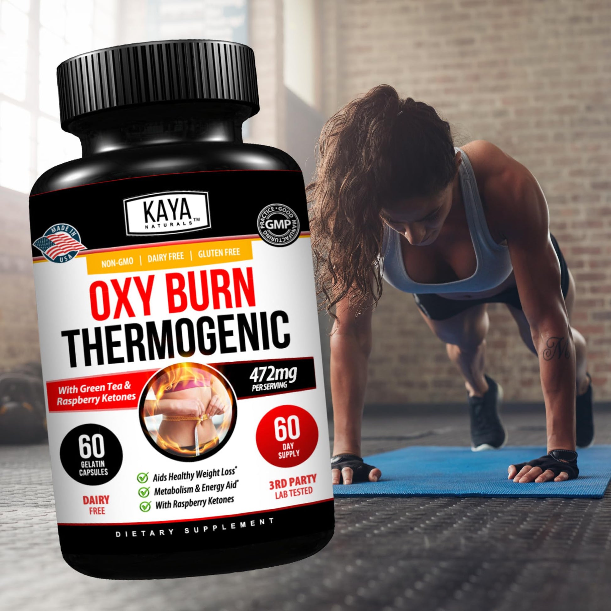 Kaya Naturals Supreme Fat Burner - Weight Loss Pills Women & Men - Appetite Suppressant Supplement - Powerful Thermogenic Diet Pills Kaya Naturals buy australia supplements
