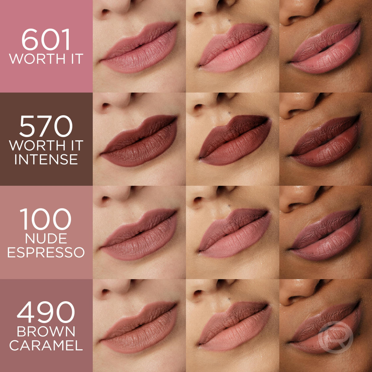 L'Oreal Paris Blurfiller Lip Liner, Lightweight, Buildable, and Sculpting Lip Pencil, Line, Define, and Contour for Fuller-Looking Lips, Nude Espresso, 0.21 oz L'Oreal Paris