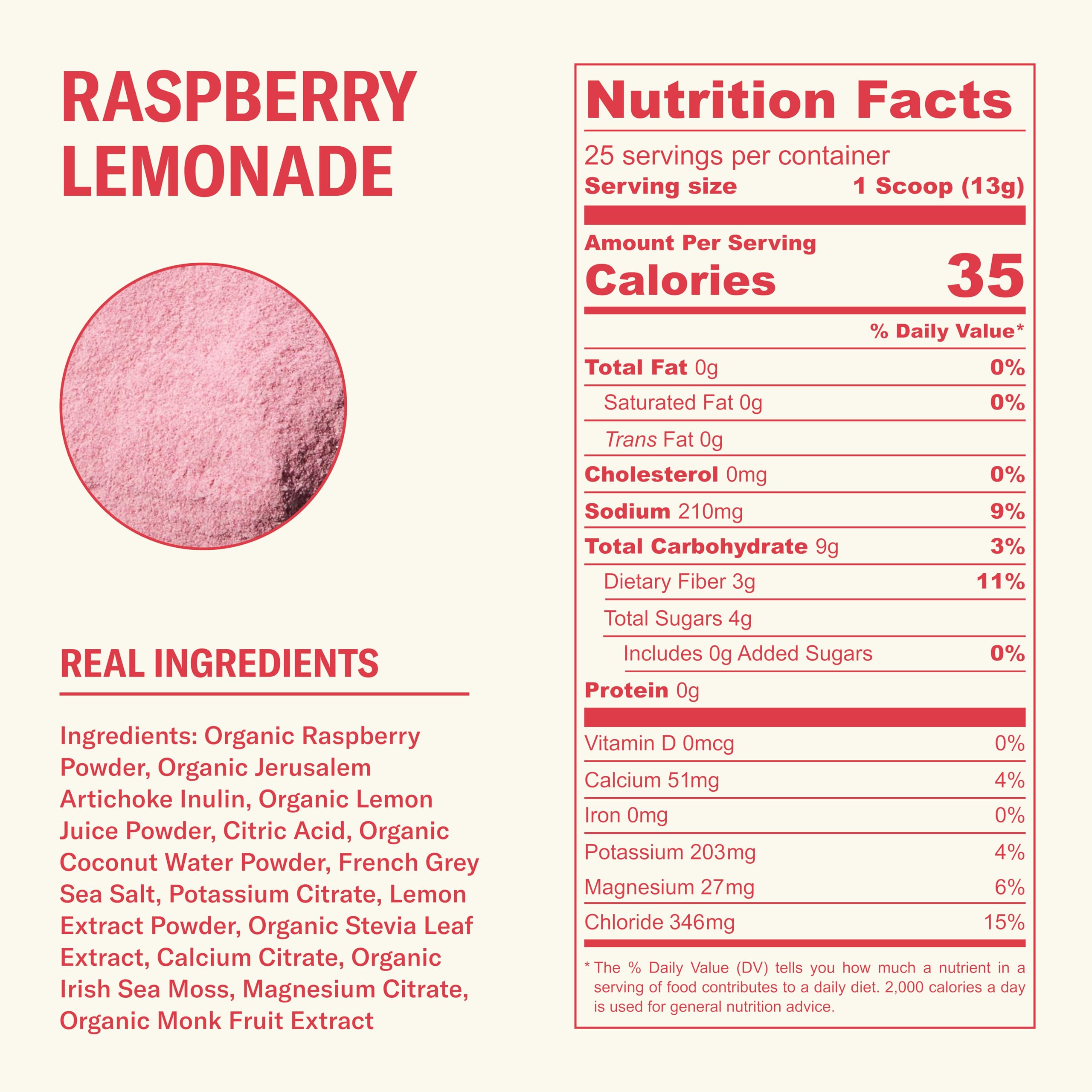 Ballerina Farm Farmer Hydrate, Daily Electrolytes Powder, Raspberry Lemonade, Hydration Drink Mix with Organic Coconut Water, Irish Sea Moss, Sea Salt, Prebiotic Fiber, No Added Sugar, 25 Servings Ballerina Farm buy australia supplements