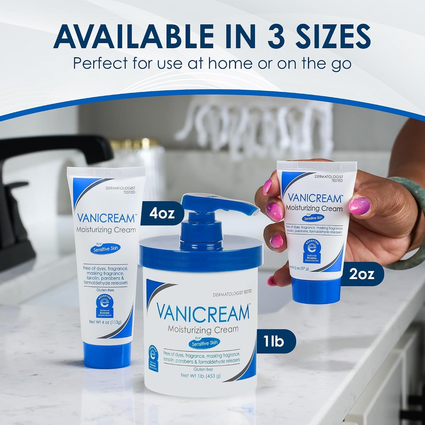 Vanicream Moisturizing Cream with Pump Dispenser, 16 Oz, Formulated without Common Irritants for Sensitive Skin, Body & Face Moisturizer, Restores Moisture & Soothes Irritated, Itchy Areas Gsupps Australia