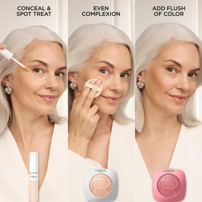 L'Oreal Paris True Match Hyaluron Tinted Balm Foundation, Skincare Foundation with Light to Medium Radiant Coverage, Minimizes Wrinkles and Fine Lines, Non-Comedogenic Formula, Medium Light 4 L'Oreal Paris