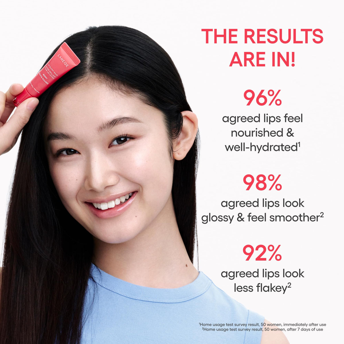 LANEIGE Lip Glowy Balm: Sheer Tinted Lip Treatment Balm Tube with Shea & Murumuru Butters for Hydrating, Moisturizing, Glossy, Non-Sticky Shine, Berry | Korean Skin Care, Berry LANEIGE
