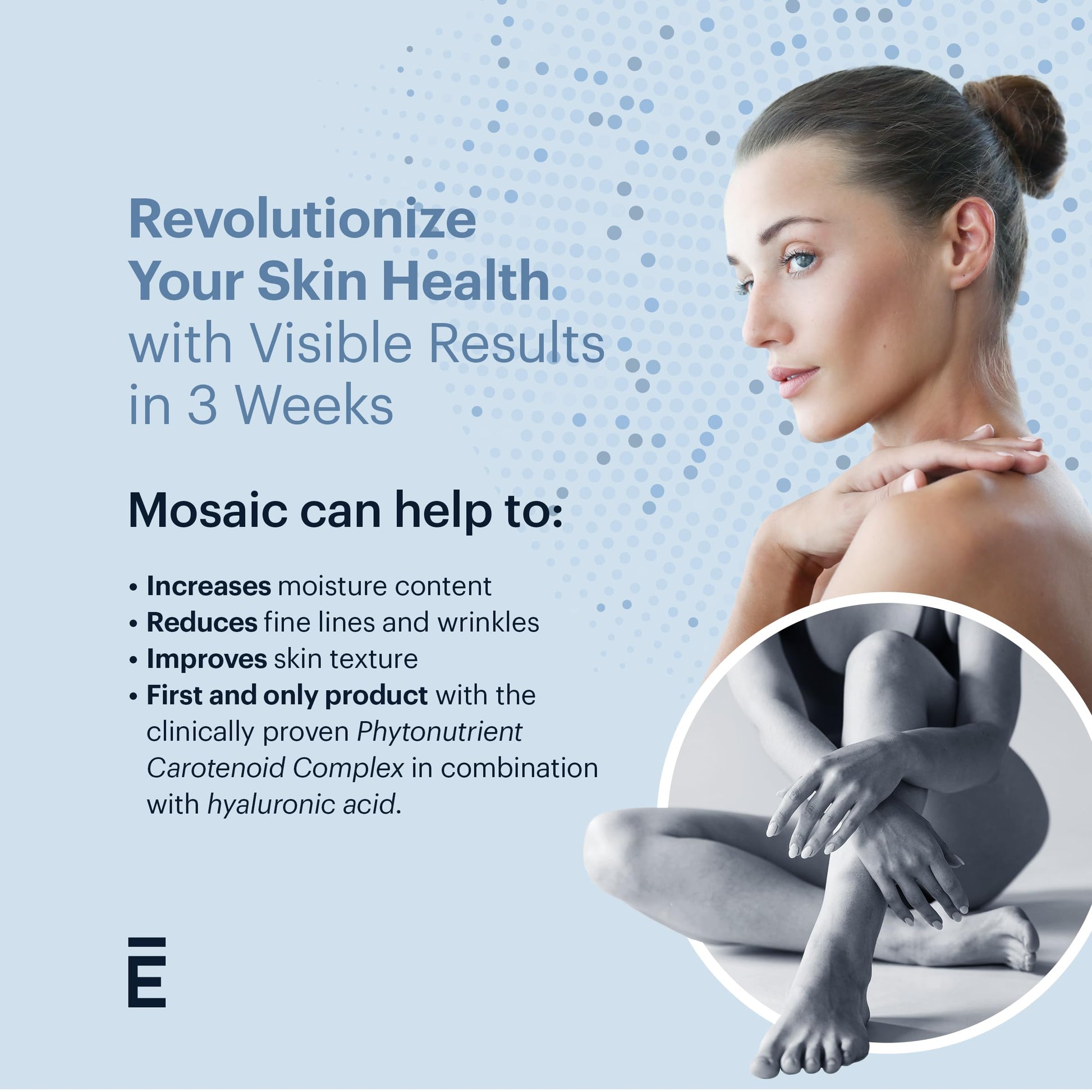 ELYSIUM Mosaic - Hyaluronic Acid Supplement - Clinically Proven - Fights Fine Lines & Skin Aging - Collagen Supplement - 30-Day Supply (Vegan Softgels) ELYSIUM buy australia supplements