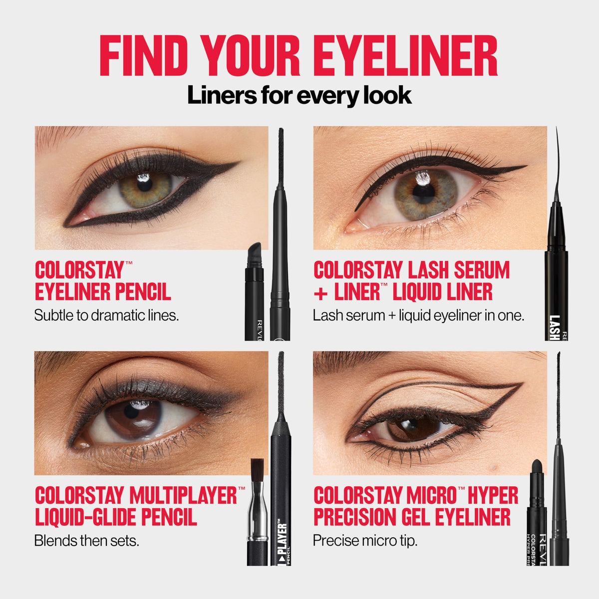 Revlon ColorStay Pencil Waterproof Eyeliner, 202 Black Brown, 0.01 oz REVLON