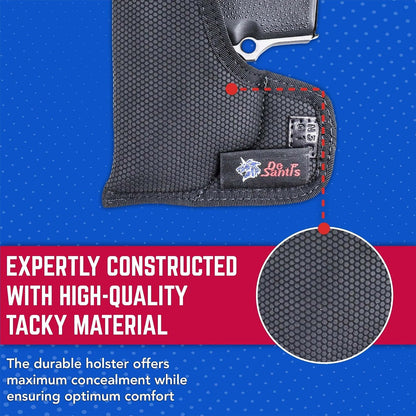 DeSantis Nemesis - Gun Pocket Holsters for Concealed Carry, Concealed Pocket Holster for Pistols, Revolvers, Soft, Designed for Comfort & Discreet Carry, Ambidextrous Gsupps Australia