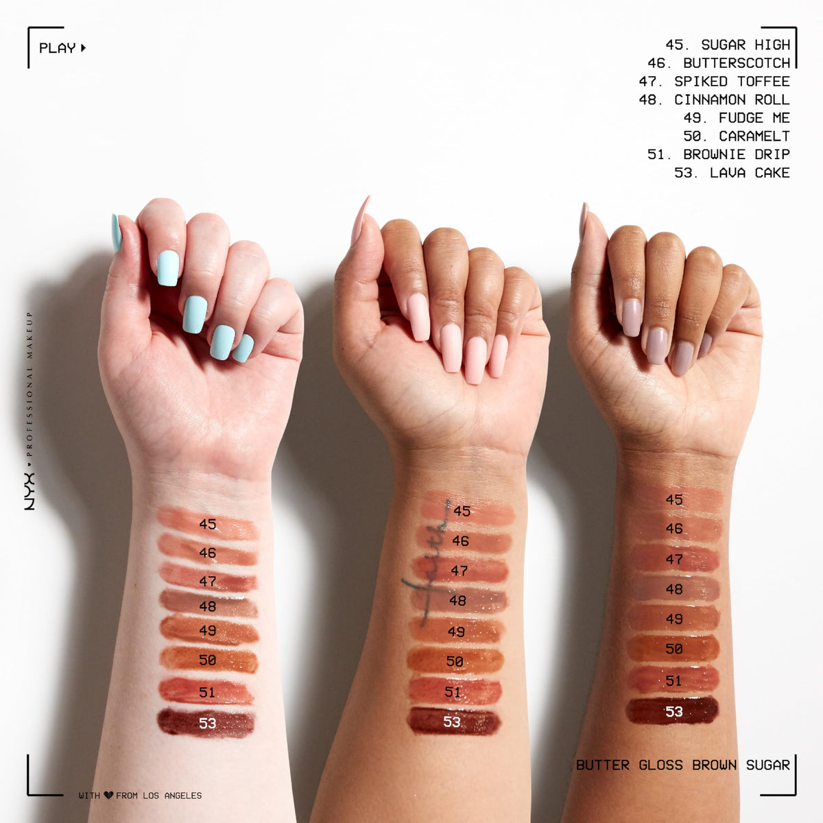 NYX PROFESSIONAL MAKEUP Butter Gloss, Non-Sticky Lip Gloss - Sugar Glass ,Clear NYX PROFESSIONAL MAKEUP