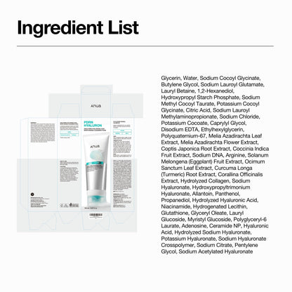 Anua PDRN Hyaluronic Acid Moisturizing Cleansing Foam, 5.07 fl oz ANUA