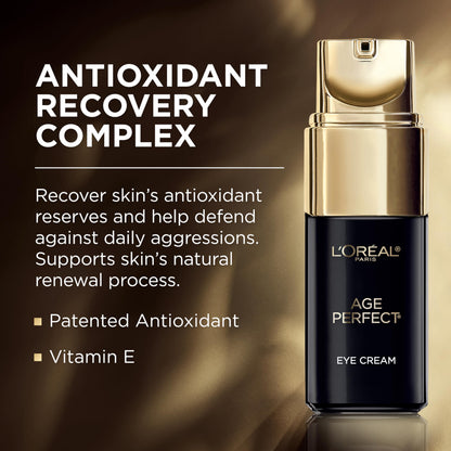 L'Oreal Paris Age Perfect Cell Renewal Anti-Aging Eye Cream, For Dark Circles & Puffiness 0.5 Fl oz L'Oreal Paris