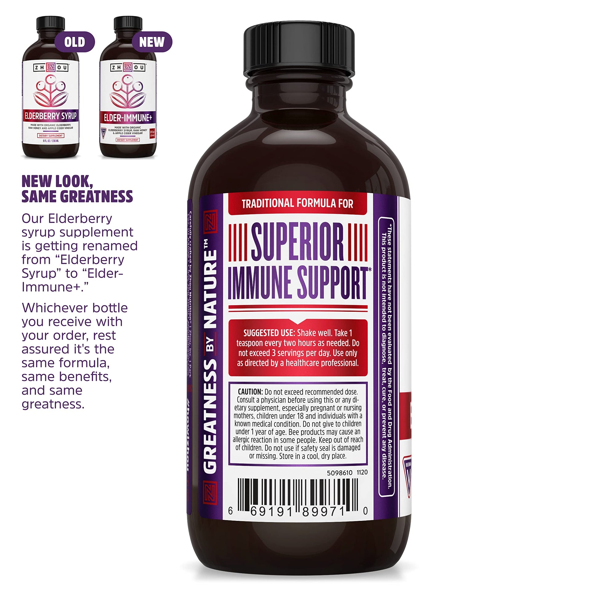 Zhou Nutrition Elderberry Syrup, Immune System Booster with Organic Elderberry Syrup Zhou Nutrition buy australia supplements