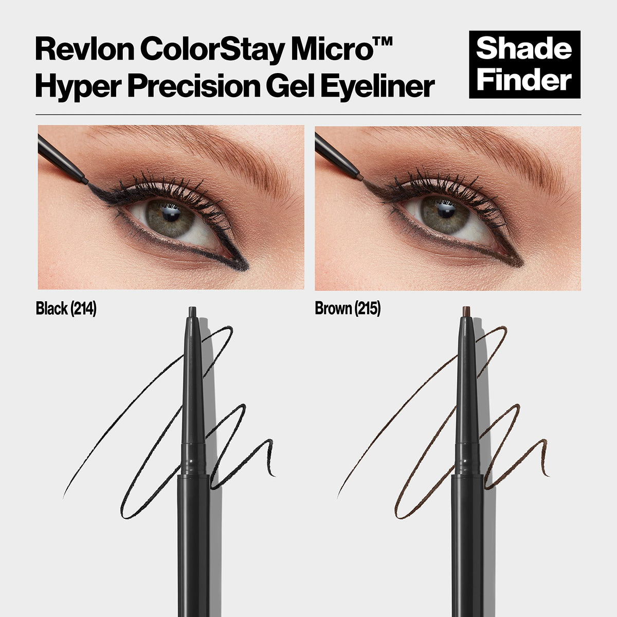 Revlon ColorStay Micro Hyper Precision Gel Eyeliner, 215 Brown, 0.002 oz REVLON