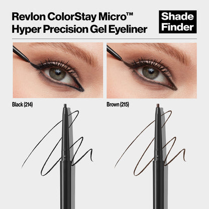 Revlon ColorStay Micro Hyper Precision Gel Eyeliner, 215 Brown, 0.002 oz REVLON
