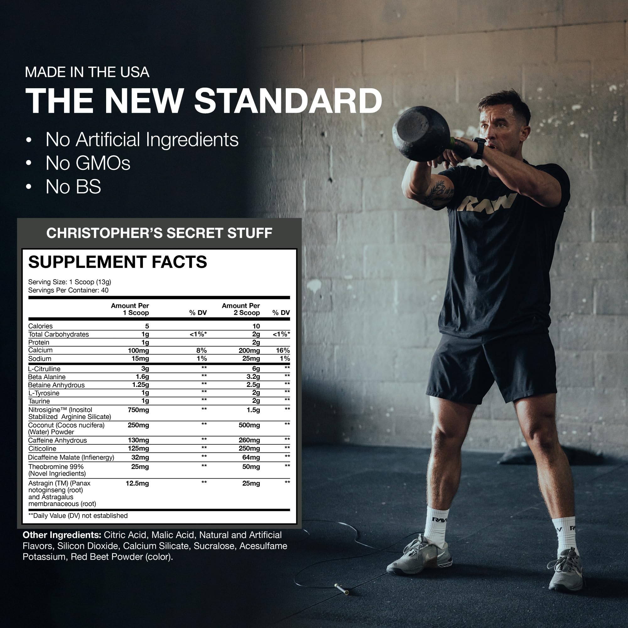 RAW Christopher's Secret Stuff Pre Workout Powder, Thavage (Tastes Like Winning) - Chris Bumstead CBUM Preworkout Supplement for Men & Women - Working Out, Hydration & Energy - 40 Servings RAW buy australia supplements